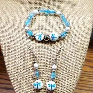 Got Dragonflies? Aromatherapy Bracelet Set